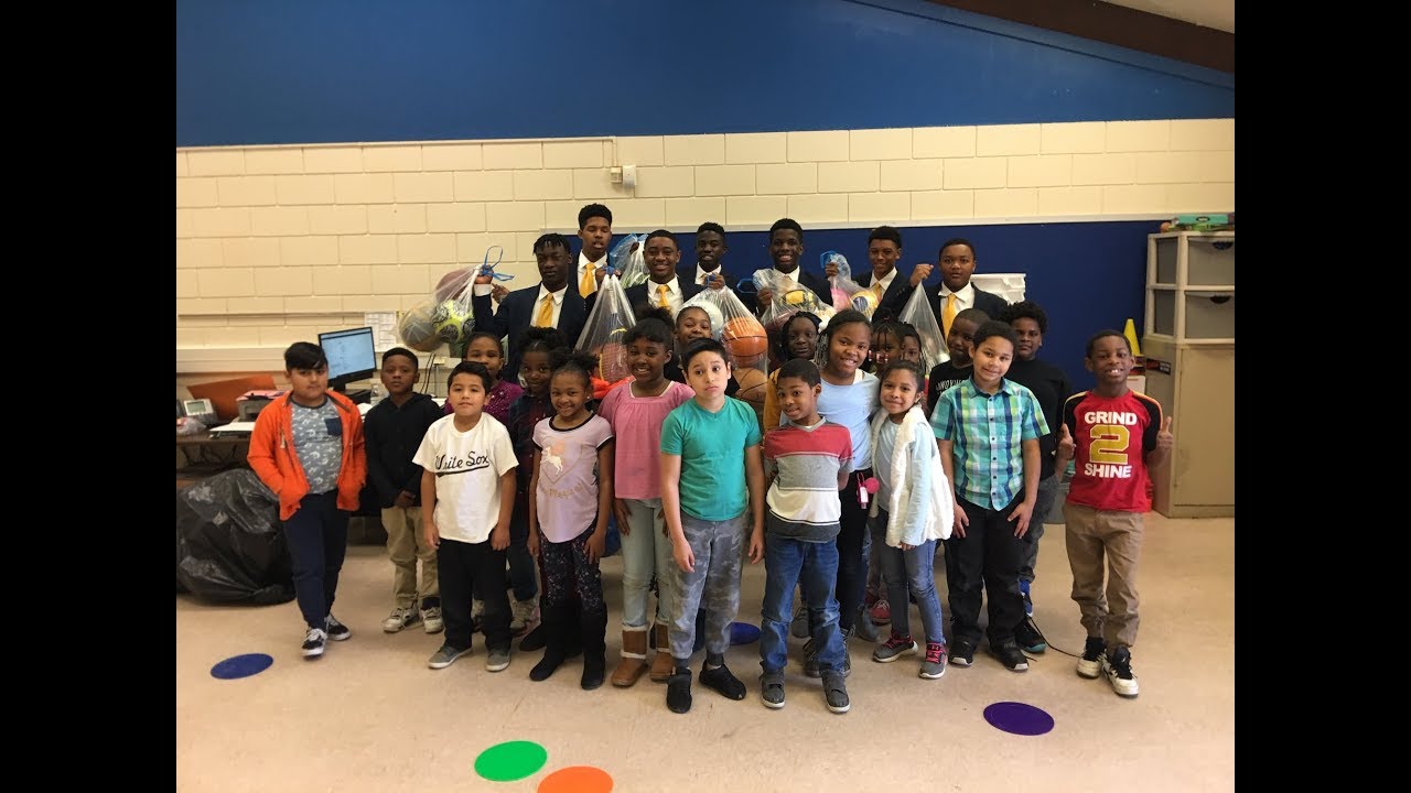 New PE Equipment Donation at Bessemer Elementary YouTube