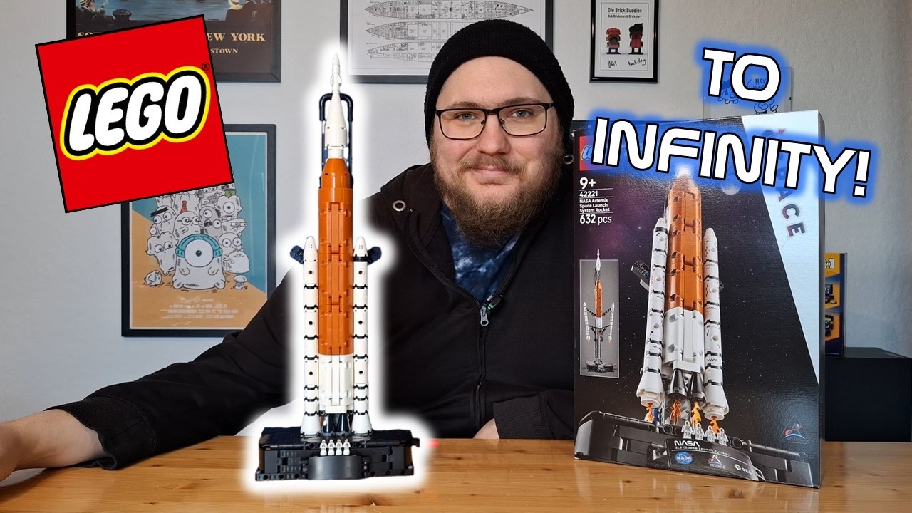 Rocket Netter 3/4 Rakete mit netter Funktion | 🚀 LEGO® Technic™ 42221 NASA™ Artemis ...
