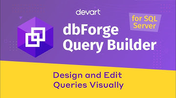 SQL Query Builder to create and edit SQL queries visually
