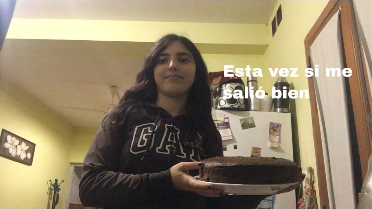 Haciendo una torta de chocolate