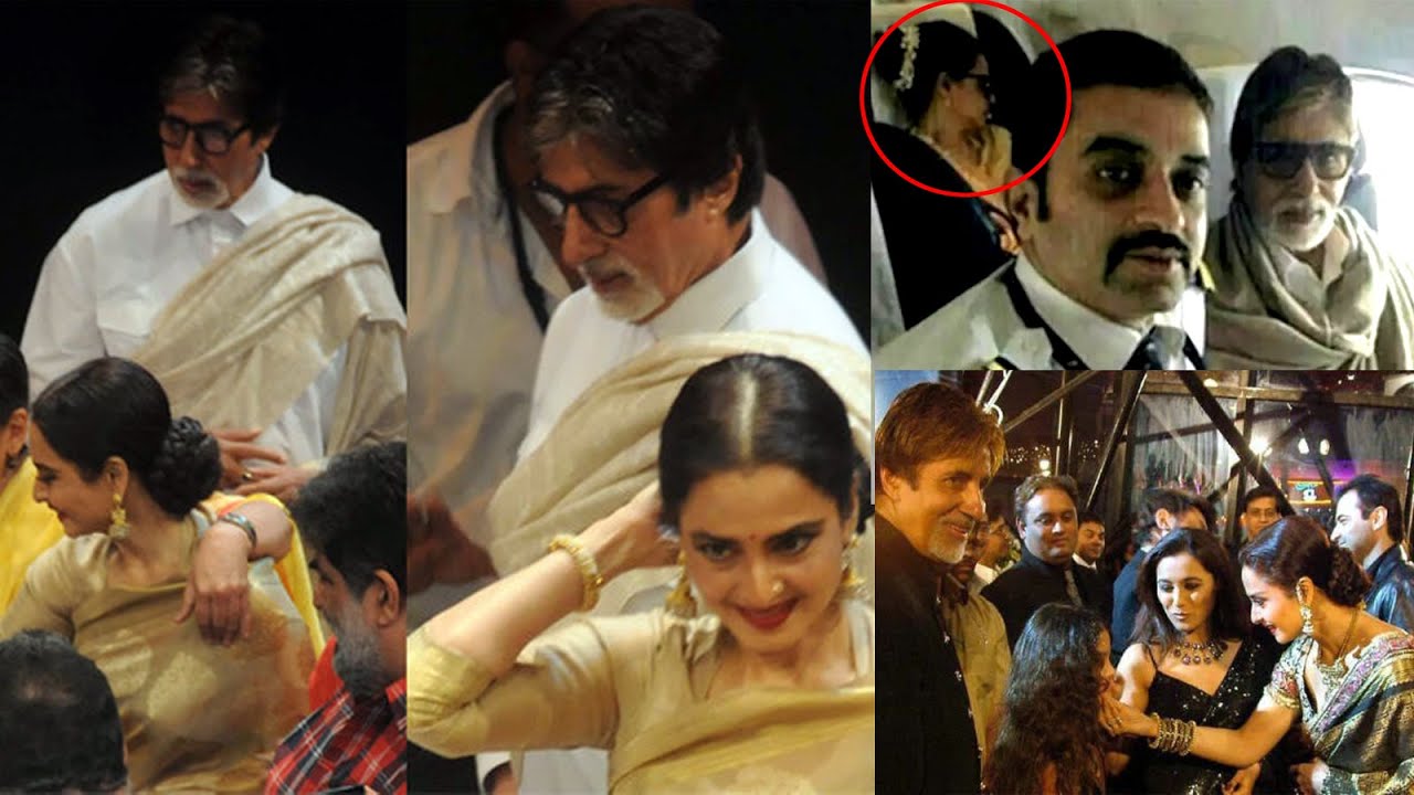 Epic moments When Rekha and Amitabh Bachchan came face to face