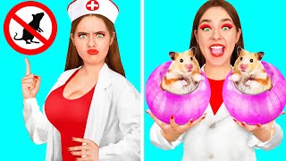 Как Пронести Животных в Больницу | Смешные Моменты от Fun Fun Challenge