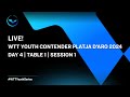 LIVE! | T1 | Day 4 | WTT Youth Contender Platja D&#39;aro 2024 | Session 1