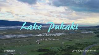 New Zealand by Drone - Lake Pukaki and Tasman River 4K