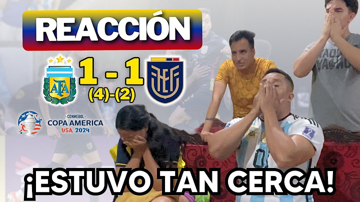 Argentina 1(4) vs Ecuador 1(2) || Reacción NARILOVERS || Copa América Usa 2024