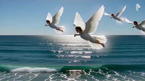 PixVerse V5 Image Text 360P wing angels  flyin