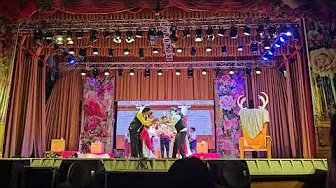 Aidan performing as Gaston in BYC  production of Disney's Beauty and the Beast