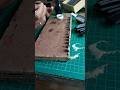 edge paint process #leatherstrap #leather #leatherwatchstrap #watchstrap #strap #talijamtangan