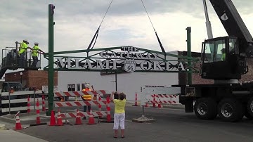 Miami Gateway Sign Installed