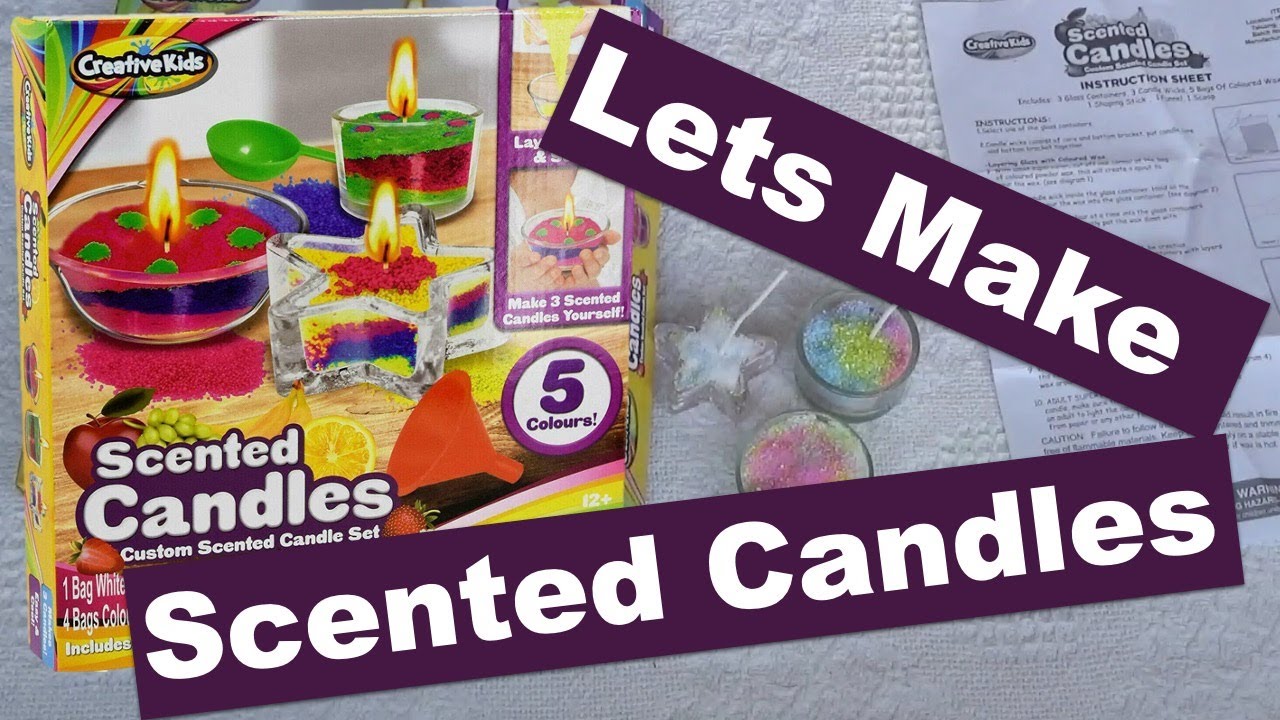 Making Scented Candles - Step by Step guide to the Creative Kids