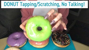 ASMR *🌟 Colorful DONUTS!! * Fast Tapping & Scratching * No Talking * ASMRVilla
