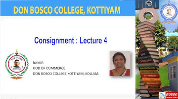 Advanced financial Accounting: Lecture 4 (Consignment Accounting)