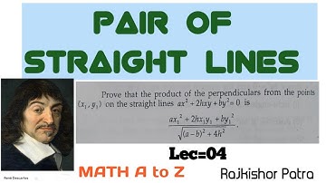Prove that the product of the perpendicular from the points (x_1,y_1) on the straight line ax^2+2hxy