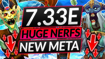 NEW PATCH 7.33E SAVES THE META! - HUGE HERO NERFS (Medusa = DEAD) - Dota 2 Update Guide