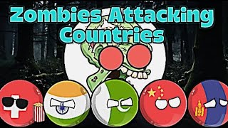 Zombies Attacking Countries 😱💀 | Countryballs In nutshell | #countryballs #zombie #pakballz2h screenshot 2