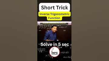 Short Trick Inverse Trigonometric Functions | NIMCET CUET MCA Prep | By Nitin Agrawal