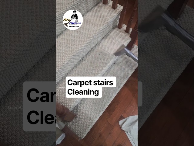Stairs,  Carpet cleaning