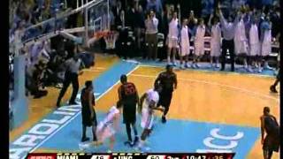 Celebrity Wayne Ellington hits UNC record seven 3's in 10 minutes against Miami Profile