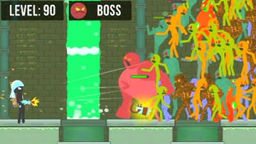 Zombie Area Chapter 6 Sewers level 88-90 Stickman Zombie Shooter android gameplay