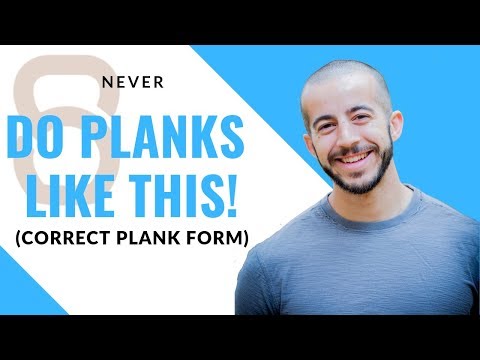 Never Do Planks Like This! (Correct Plank Form)