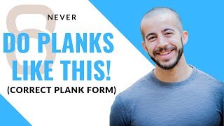 Never Do Planks Like This! (Correct Plank Form)