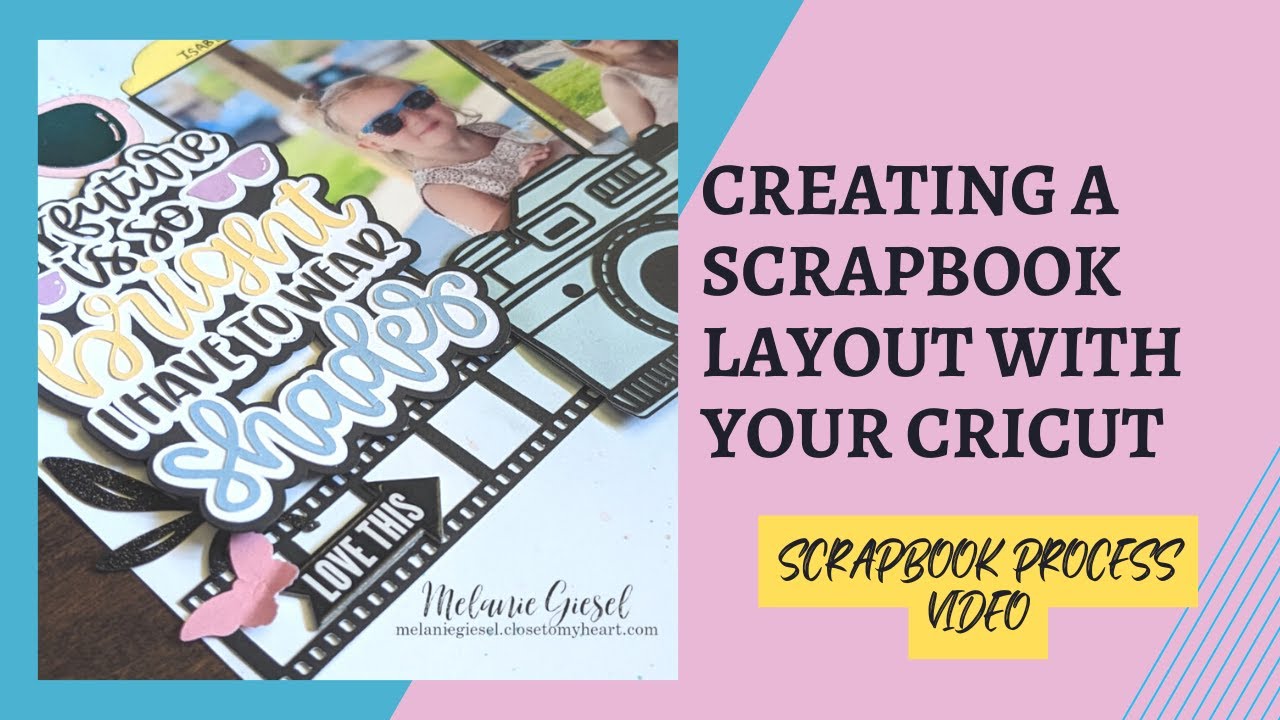 Creating a Scrapbook Layout with your Cricut and CTMH - YouTube