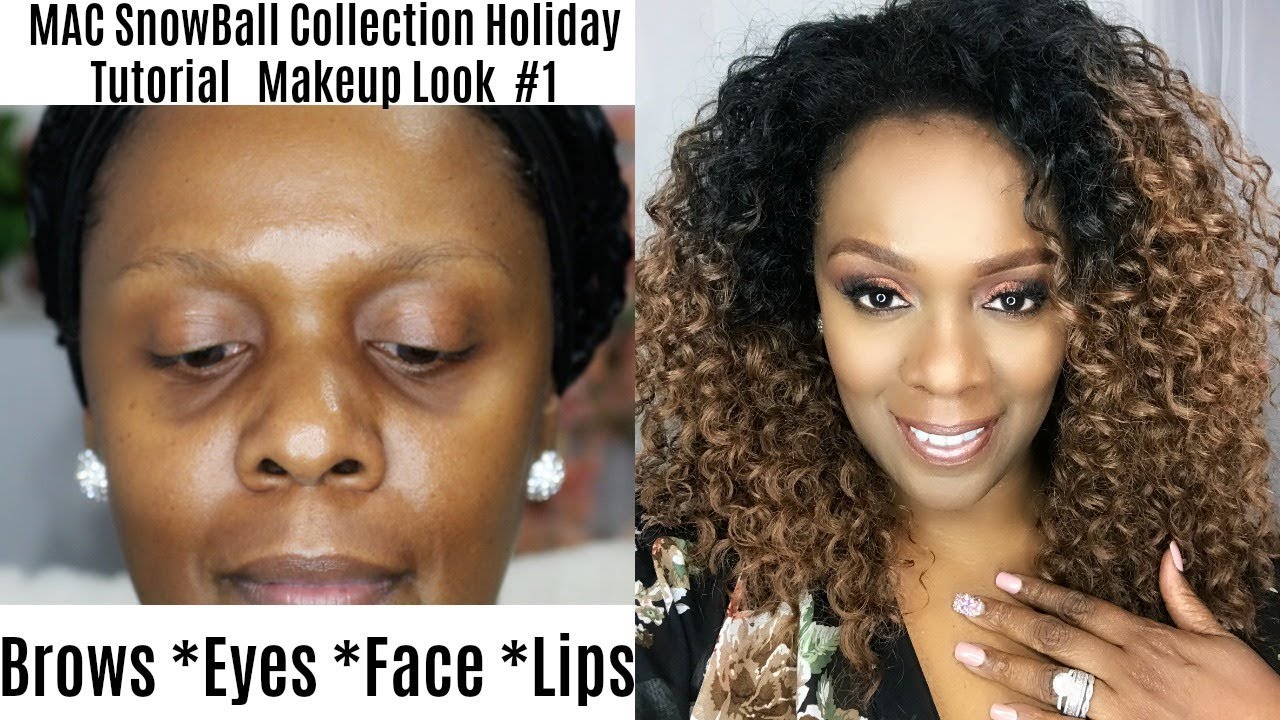 Holiday Look 1 Using MAC Snowball Collection Makeup Tutorial YouTube