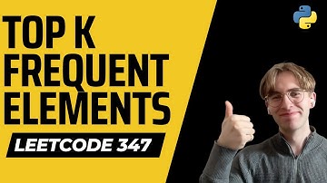 Top K Frequent Elements - LeetCode 347 - Python Solution
