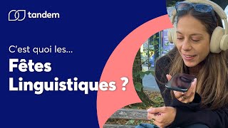 Fêtes Linguistiques Tandem – Pratiquez les langues dans des salons audio en direct