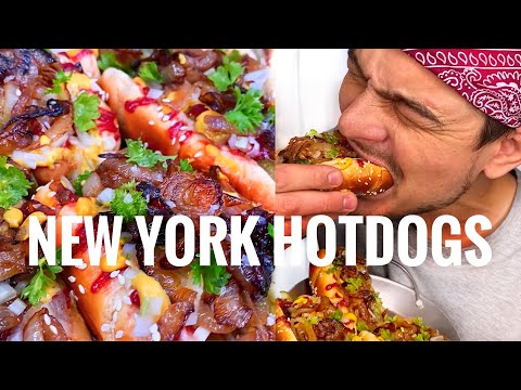 New York inspired Hot Dogs,pickles,mustard,ketchup🌭🔥🤩RECIPE in the description|CHEFKOUDY
