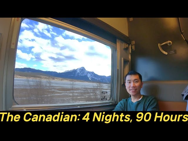 Travel vlog - 90 Hours, 5 Days on The Greatest Train Across Canada! From Vancouver to Toronto: The Canadian [2]