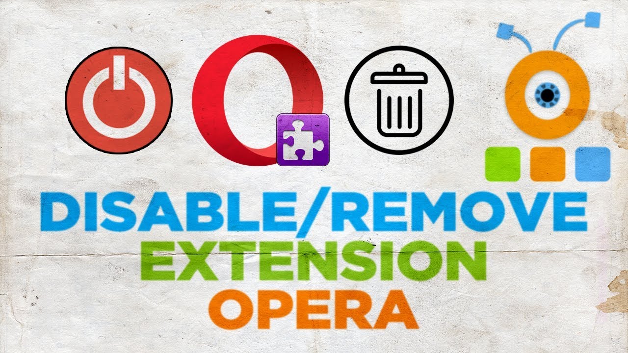 How to Disable or Remove Extension in Opera Browser 