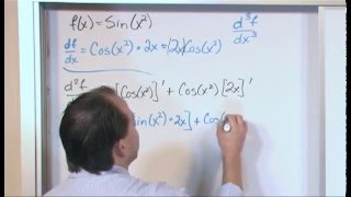 Lesson 12 - Higher Order Derivatives, Part 2 (Calculus 1)