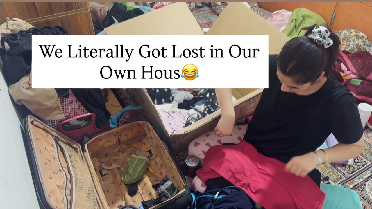 We Got Lost in Our Own House During Moving Day 😂