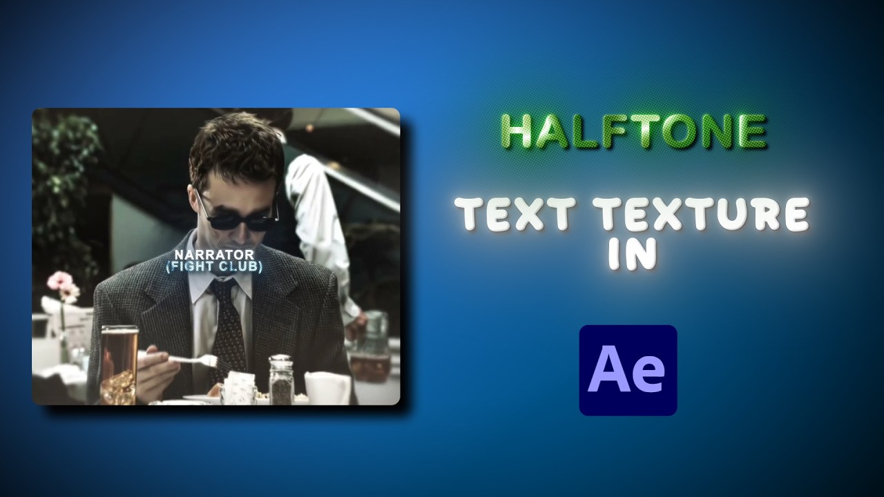 Halftone Text Tutorial | After Effects Animation - YouTube