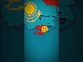Medium Scale Kyrgyzstan & Tajikistan #kyrgyzstan #tajikistan #asia #map #flag #geography