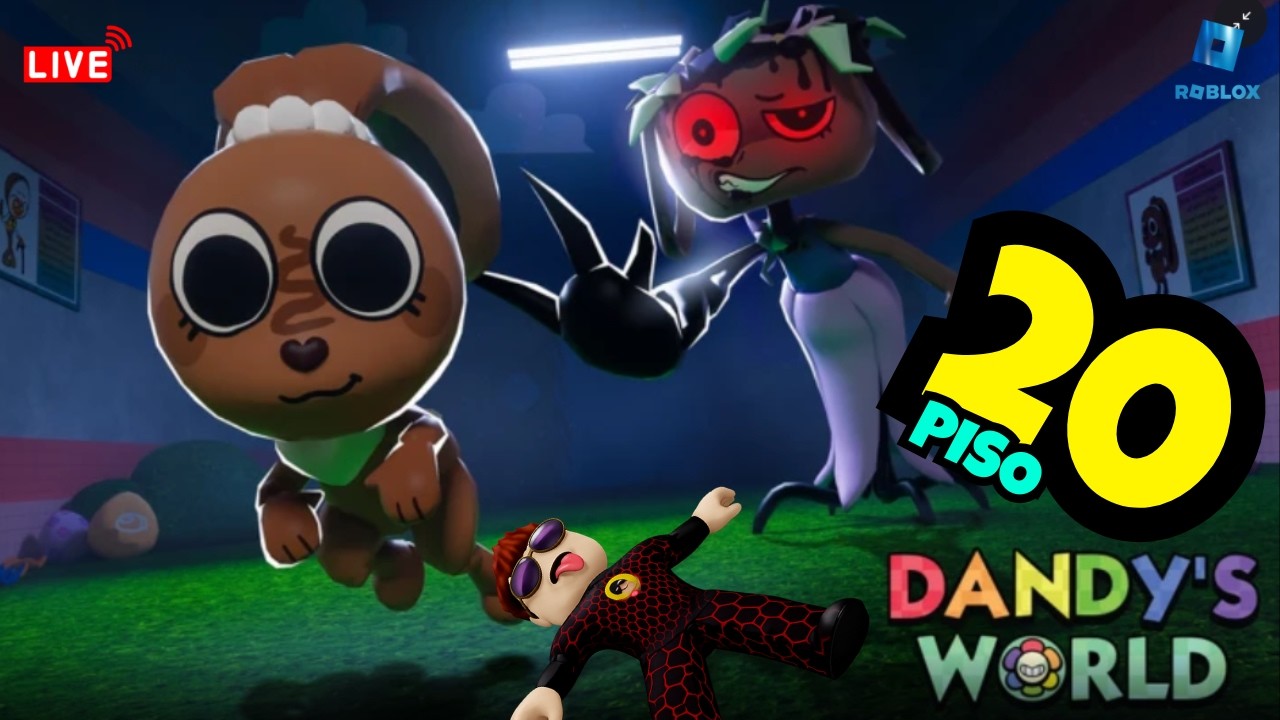 ¿PISO 20? Evento de PASCUA en Dandy's Worl | Roblox en directo