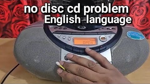 no disc problem how to cd lense clean