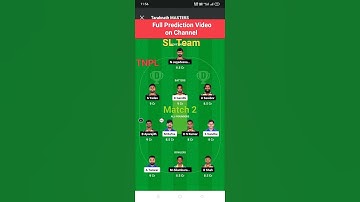SS Vs CSG Dream11 Team Prediction Today #dream11 #shorts #viral #tnpl2023 #tnpl
