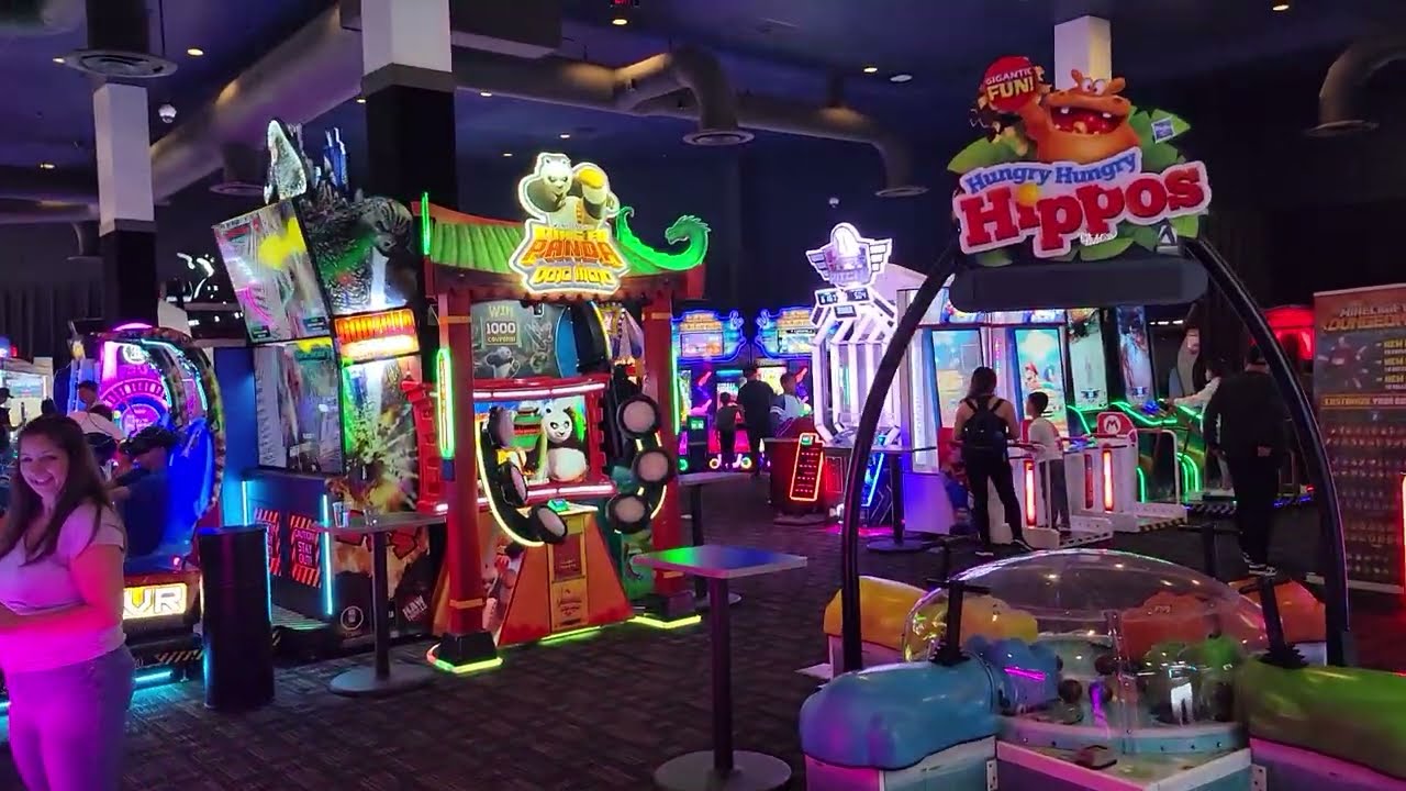Arcade Tour Dave and Busters Orange CA