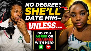 Jamaican Woman Won't Date BLK Man Without A Degree But Will Date, White, Jewish & Asians Without...
