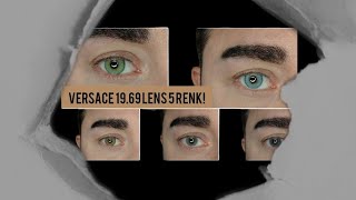 Versace 19.69 Lens 5 Renk Birden Passion, Gold, Venus, Cloud, Natural Gray