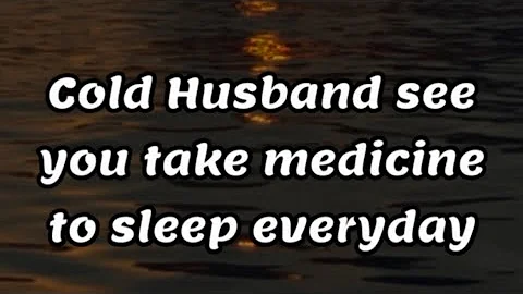 BTS Imagine ❤️ Cold Husband see you take medicine to sleep everyday ❤️