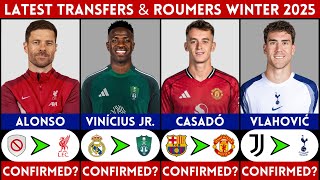 Latest Confirmed Transfer And Rumours Winter 2026 Alonso, Vinicius Jr, Casado, Vlahovic.......