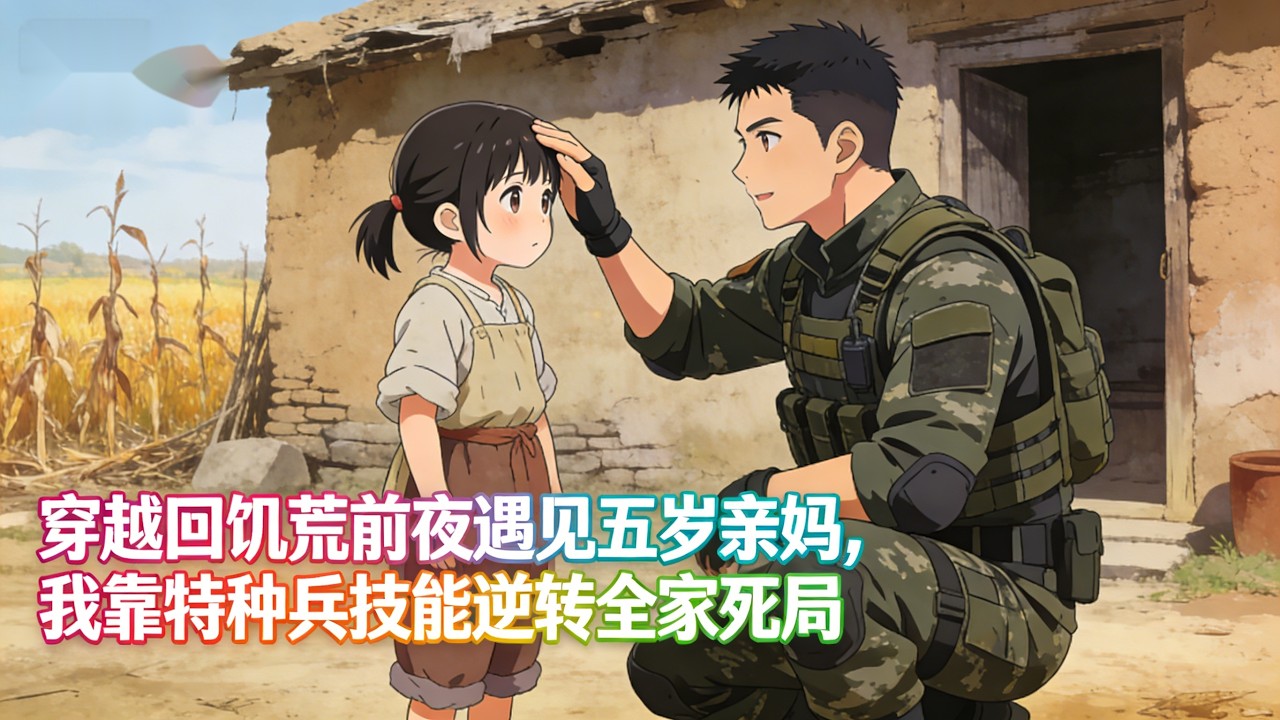 穿越回饥荒前夜遇见五岁亲妈，我靠特种兵技能逆转全家死局。亲情与生存的双重考验，我能改变注定的悲剧吗？#種田 #種田文 #種田小說 #年代小說 #動漫 #漫畫 #小說推薦