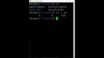 Using the "pipe" (|) to send the output from one linux command to another
