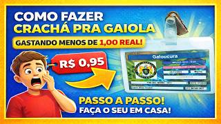 CRACHÁ DE IDENTIFICAÇÃO PARA GAIOLA POR MENOS DE 1 REAL 😱 FAÇA VOCÊ MESMO PASSO A PASSO!