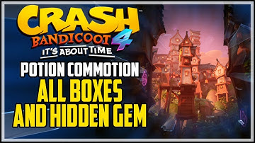 Crash Bandicoot 4 Potion Commotion All Boxes And Hidden Gem