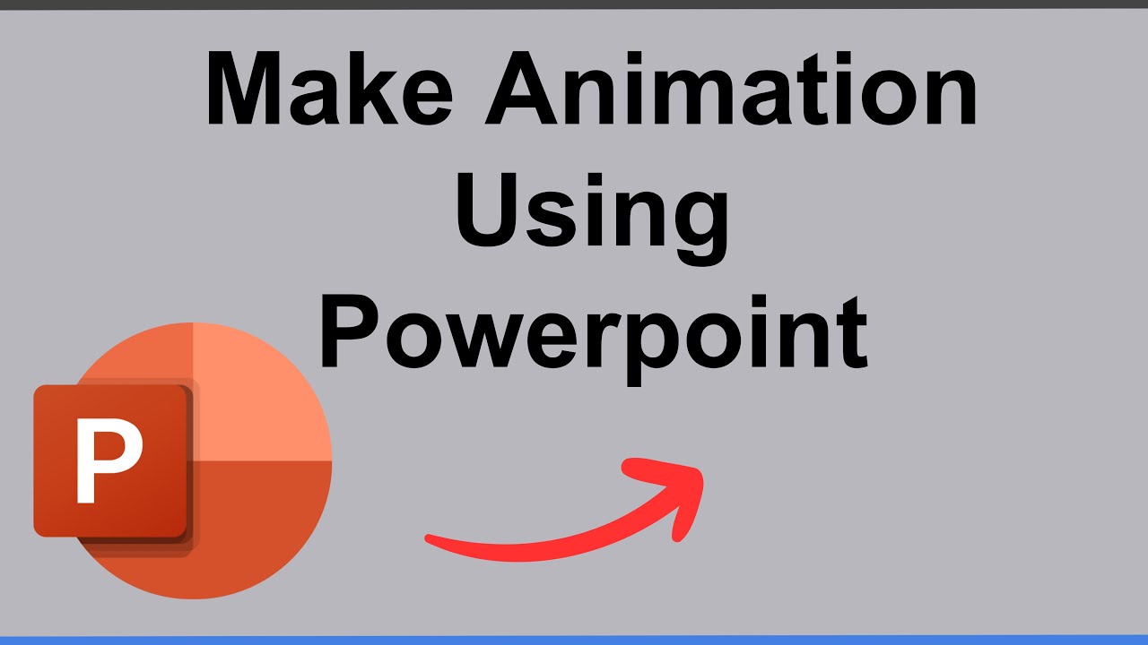How to Make Animation Using Powerpoint - YouTube