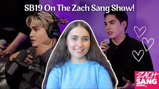 I Love Their Accents! SB19 On The Zach Sang Show NEW A'TIN REACTION